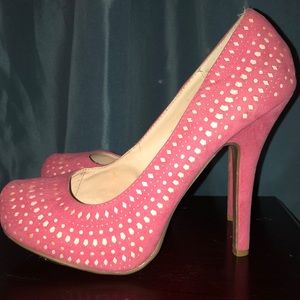 Pink heels